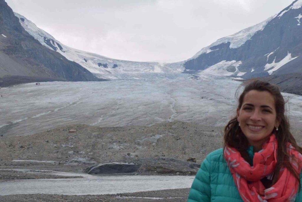 el glaciar athabasca, una de las mejores cosas que hacer en Banff sobre la Icefield parkway