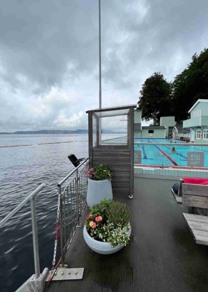 Foto del complejo de sauna, uno de los lugares que visitar en Bergen