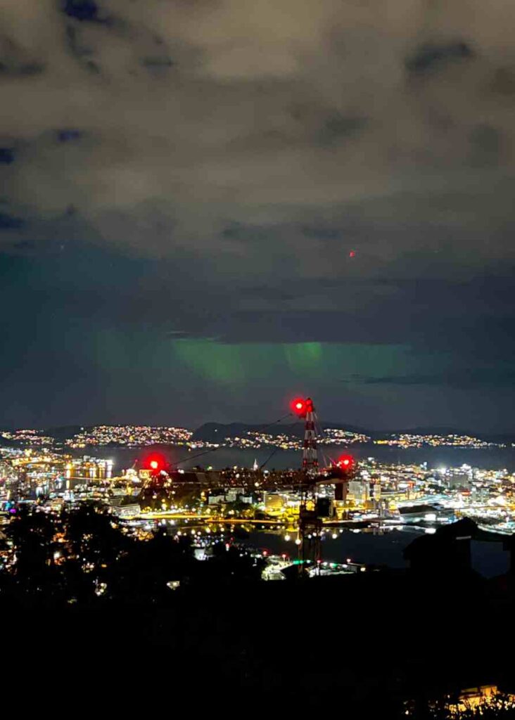 la aurora boreal en bergen