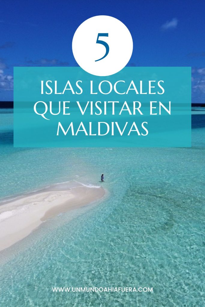 foto de un banco de arena de Maldivas, para ilustrar el pin qué islas visitar en Maldivas