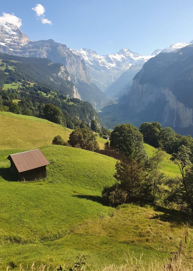 El pueblo de Lauterbrunnen en Suiza