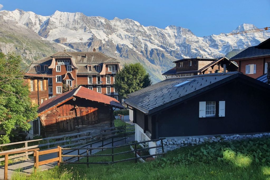 Murren un pueblo hermoso que ver cerca de Lauterbrunnen