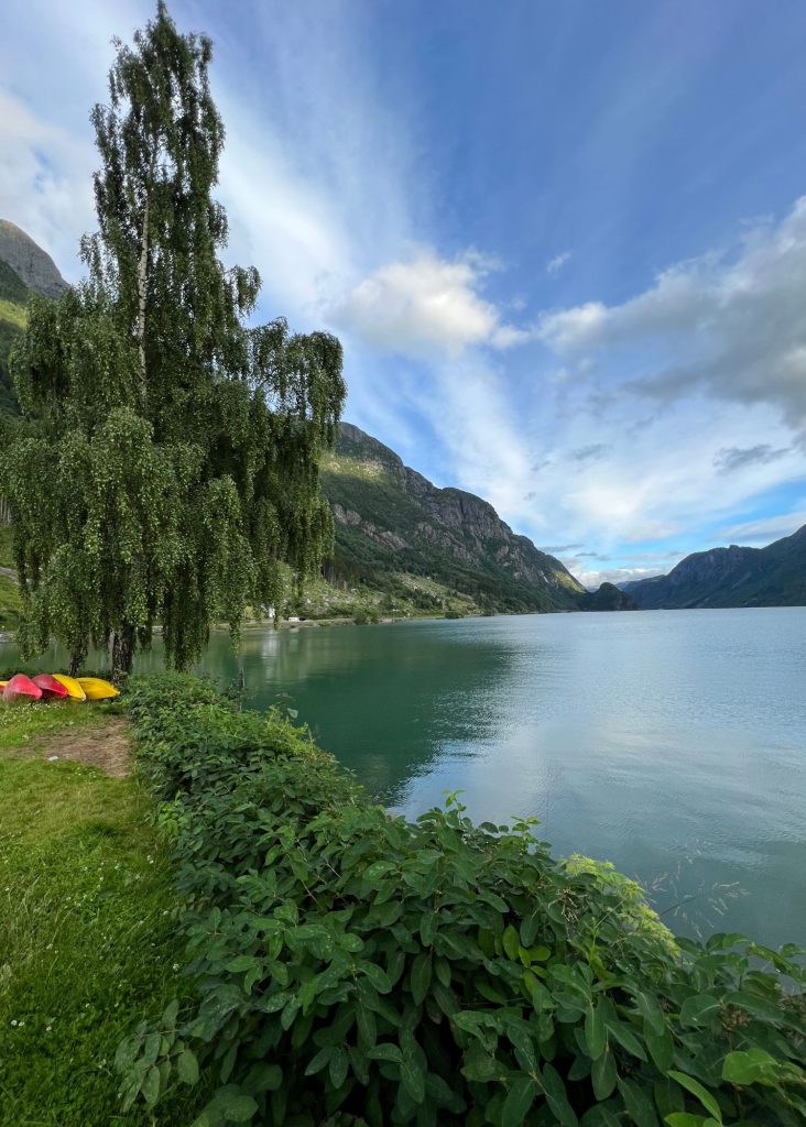 El lago de Odda