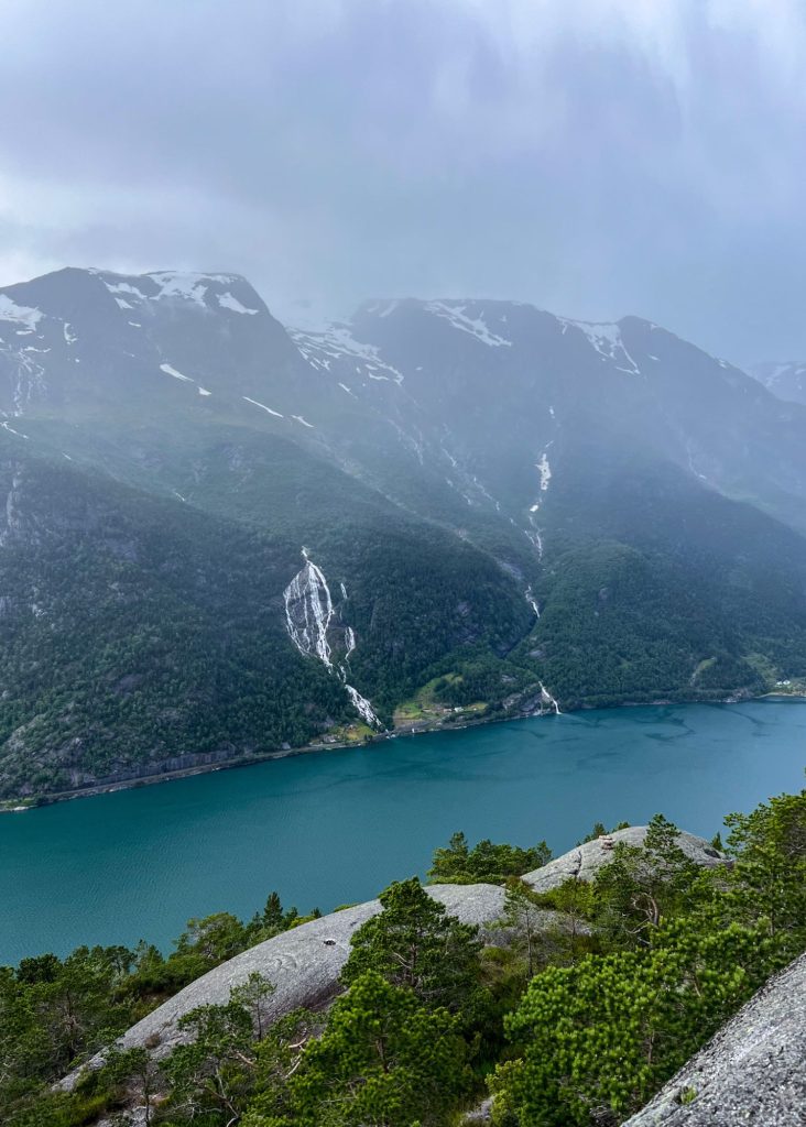 vistas desde Lilletop, cerca de Odda