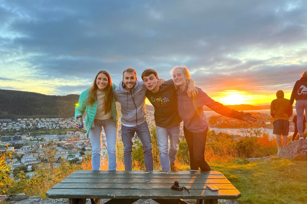 foto de mi voluntariado internacional en Bergen Noruega