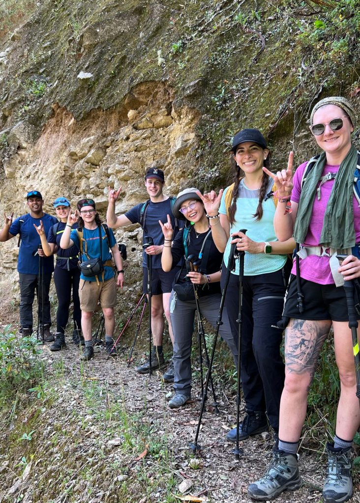 el grupo de trekking