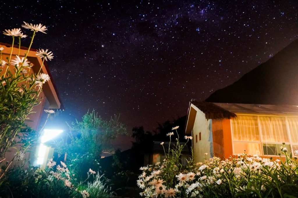 noche estrellada en soraypampa, la primera parada del caminos salkantay a machu picchu