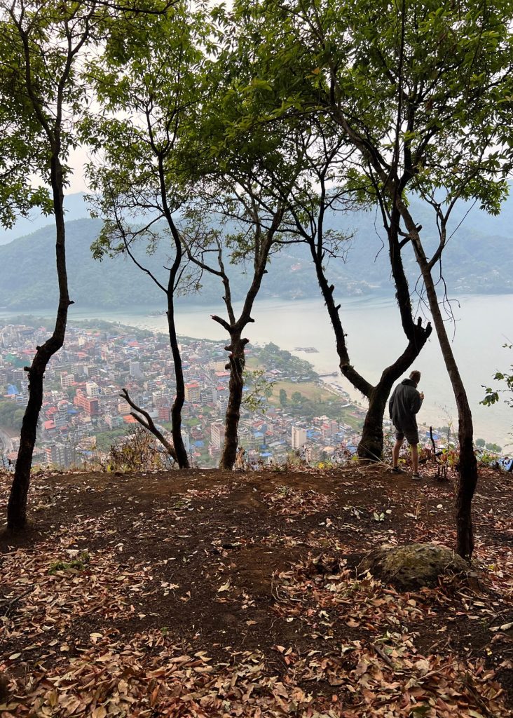 senderos cerca de pokhara nepal
