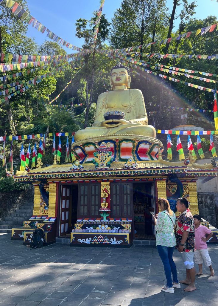 el templo. budista, una de las cosas que ver en pokhara