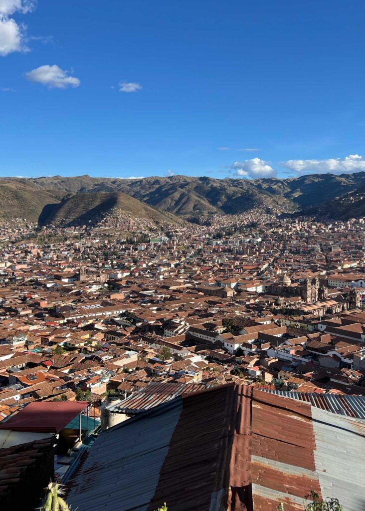 mirador del cristo blanco cusco