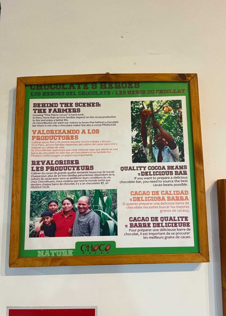 explicacion de como se hace el chocolate en cusco