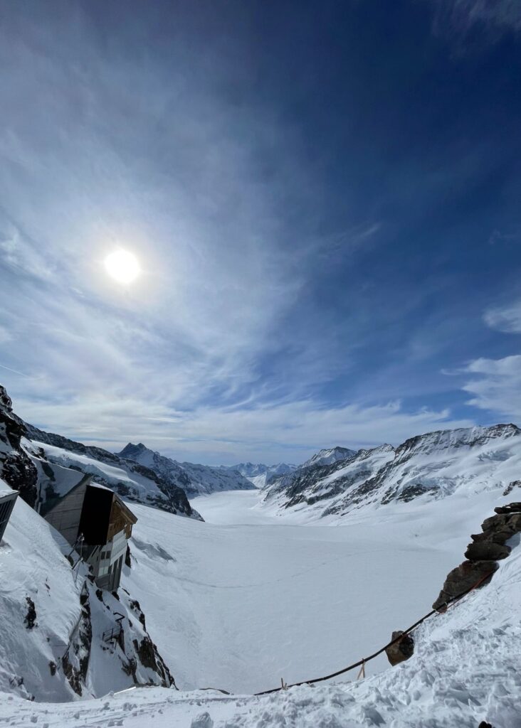 Desde el top of Europe en Grindelwald Suiza