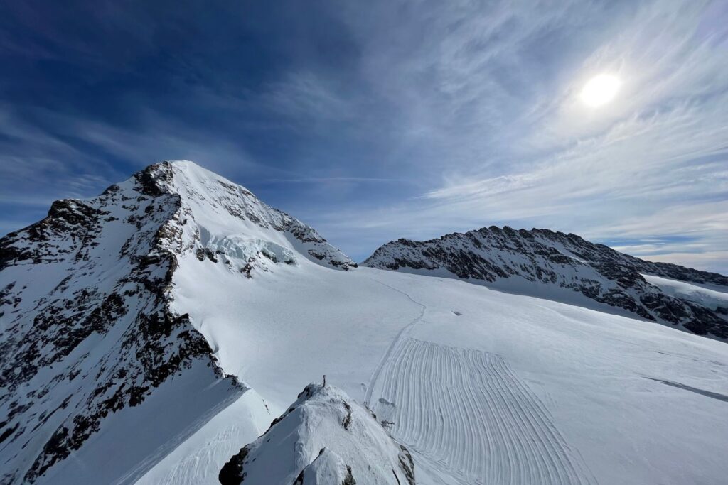 Paisajes desde el top of europe en grindelwald suiza