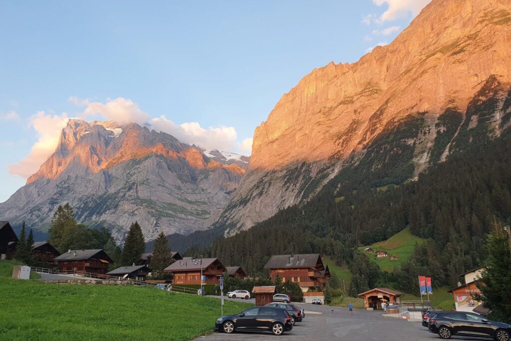 El pueblo de Grindelwald Suiza
