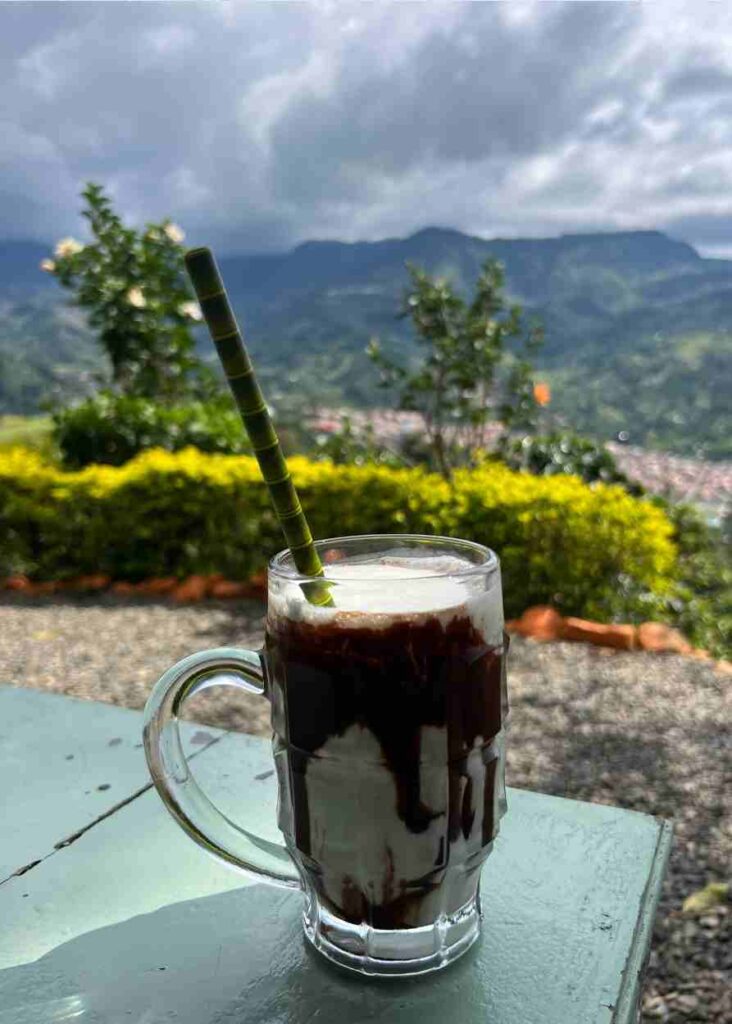 las vistas de jardín desde café jardín