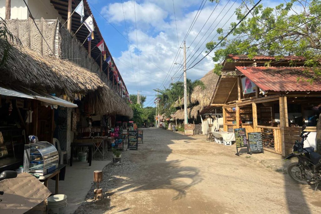 las calles de arena de Palomino