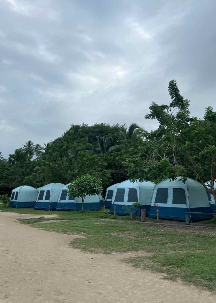 las carpas de cabo san juan donde acampar en el tayrona