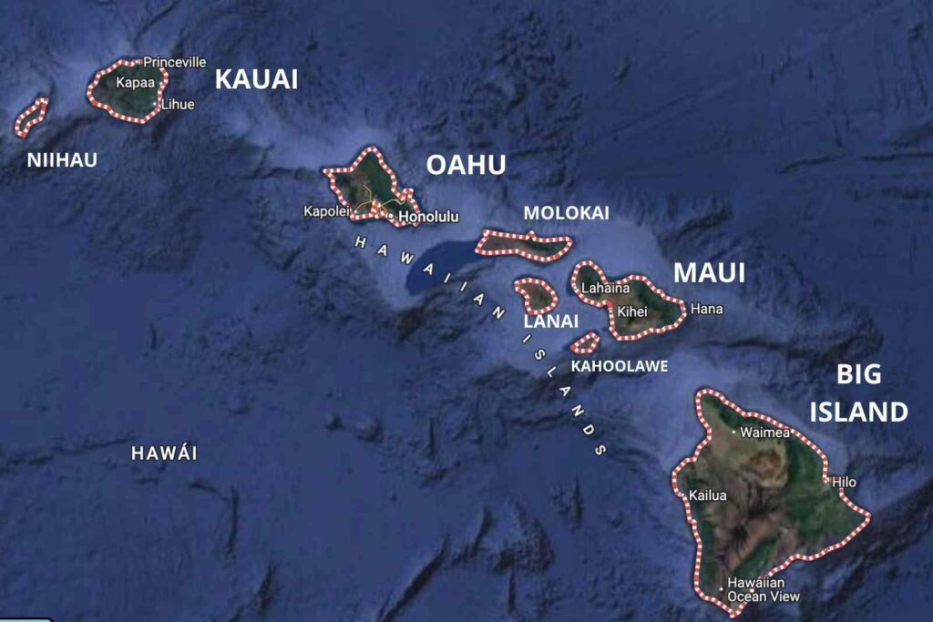 estas son las islas de hawaii