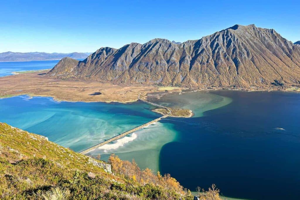 el norte de las islas lofoten en Noruega