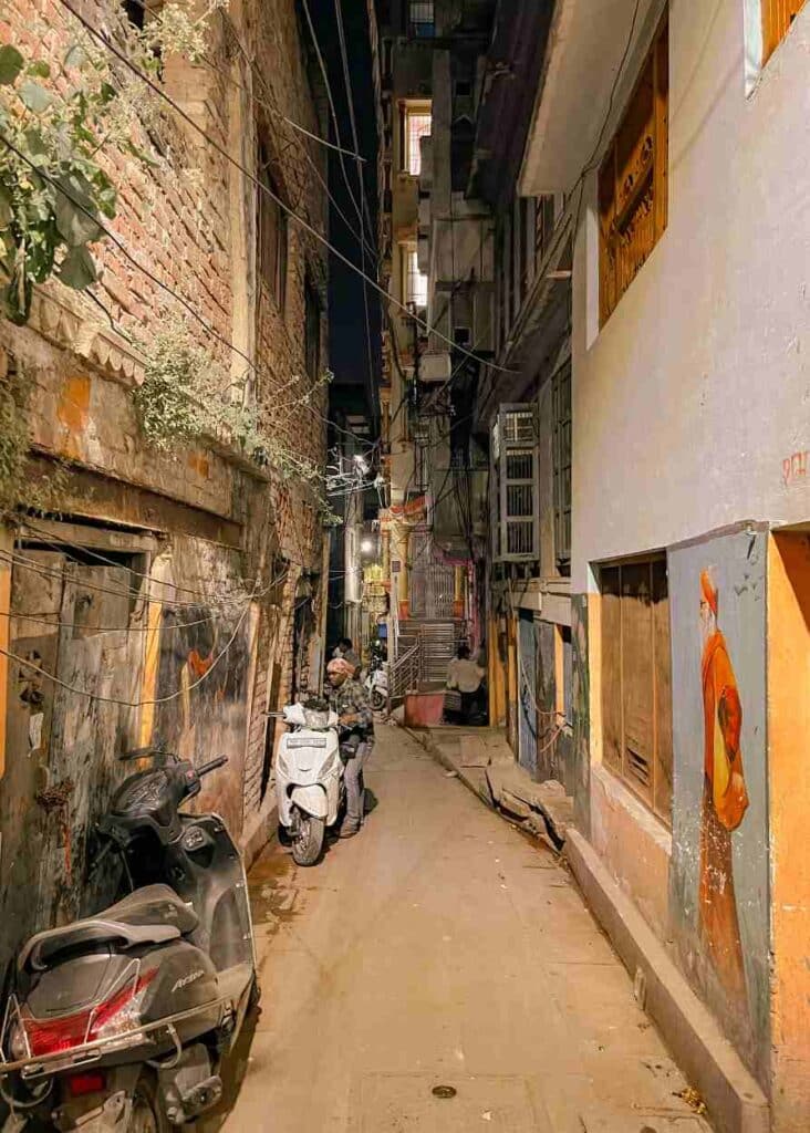 Los callejones de Varanasi