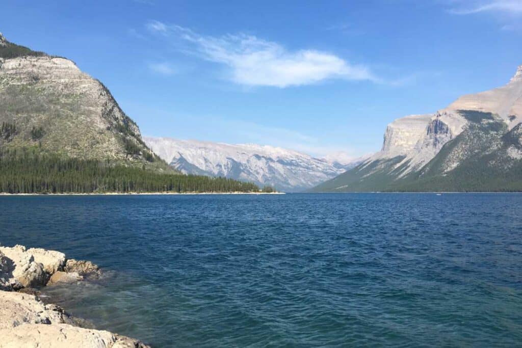 El Lago Minnewanka en Banff