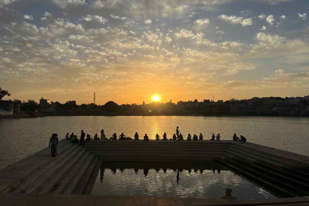 Ver el atardecer, una de las mejores cosas que hacer en Pushkar