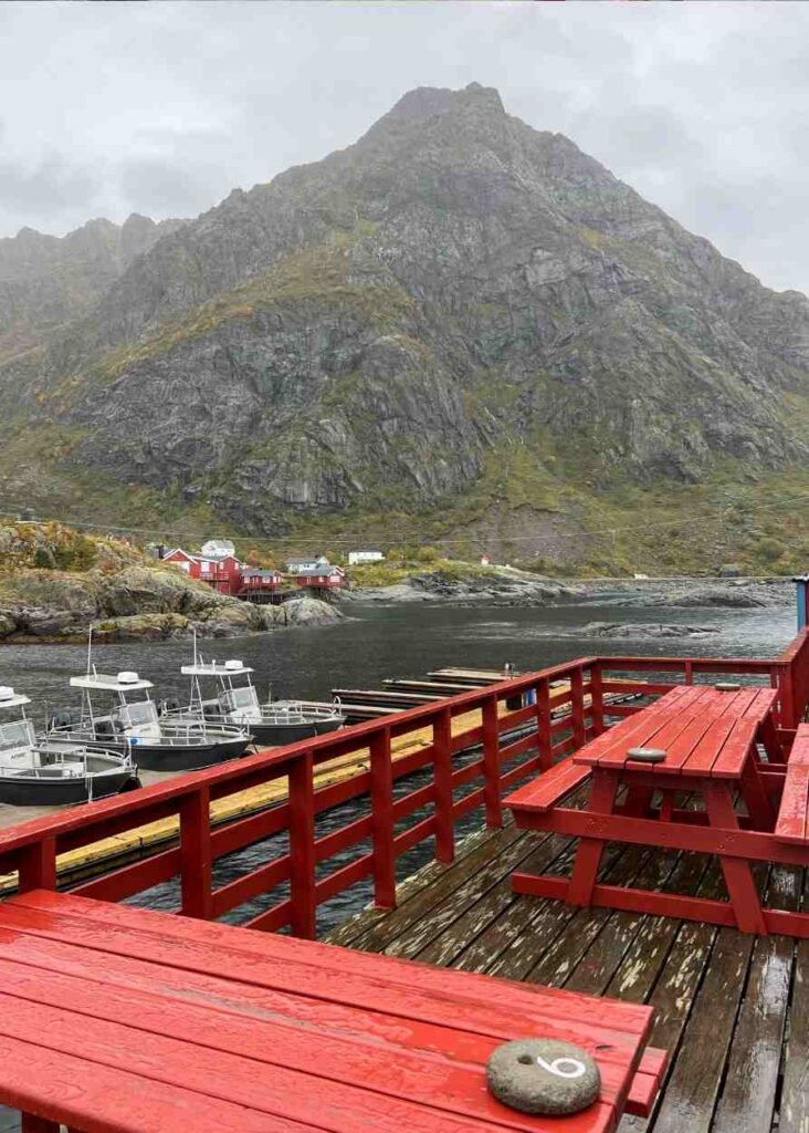 el centro de A, Lofoten