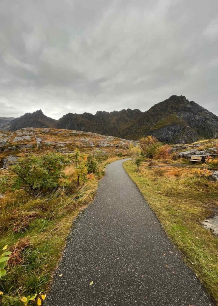 Mirador al sur de A, en las islas lofoten