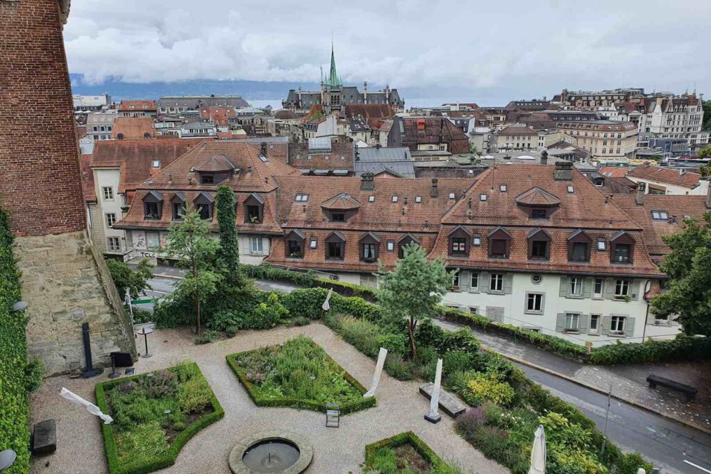 Vista desde el centro de Lausana