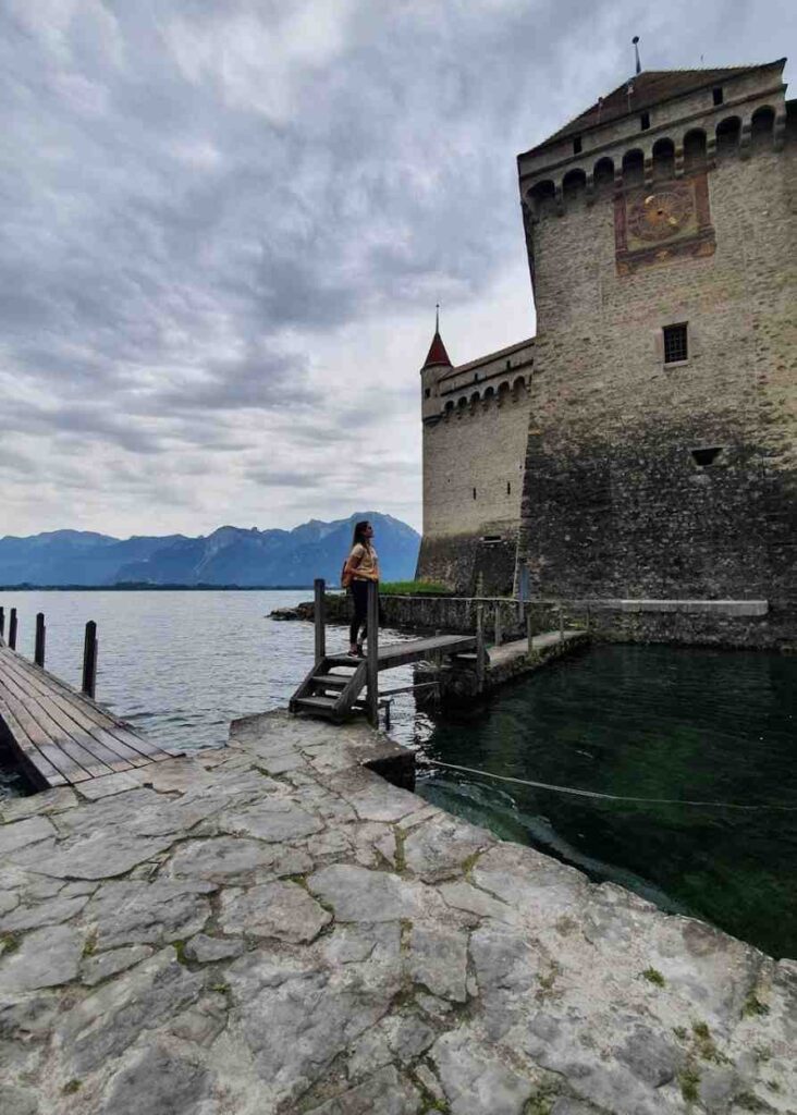 el castillo de chillon por fuera