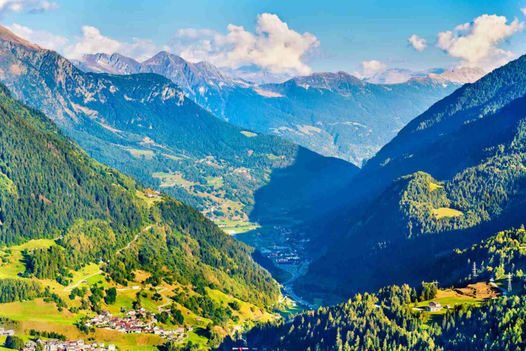 Un valle en Suiza