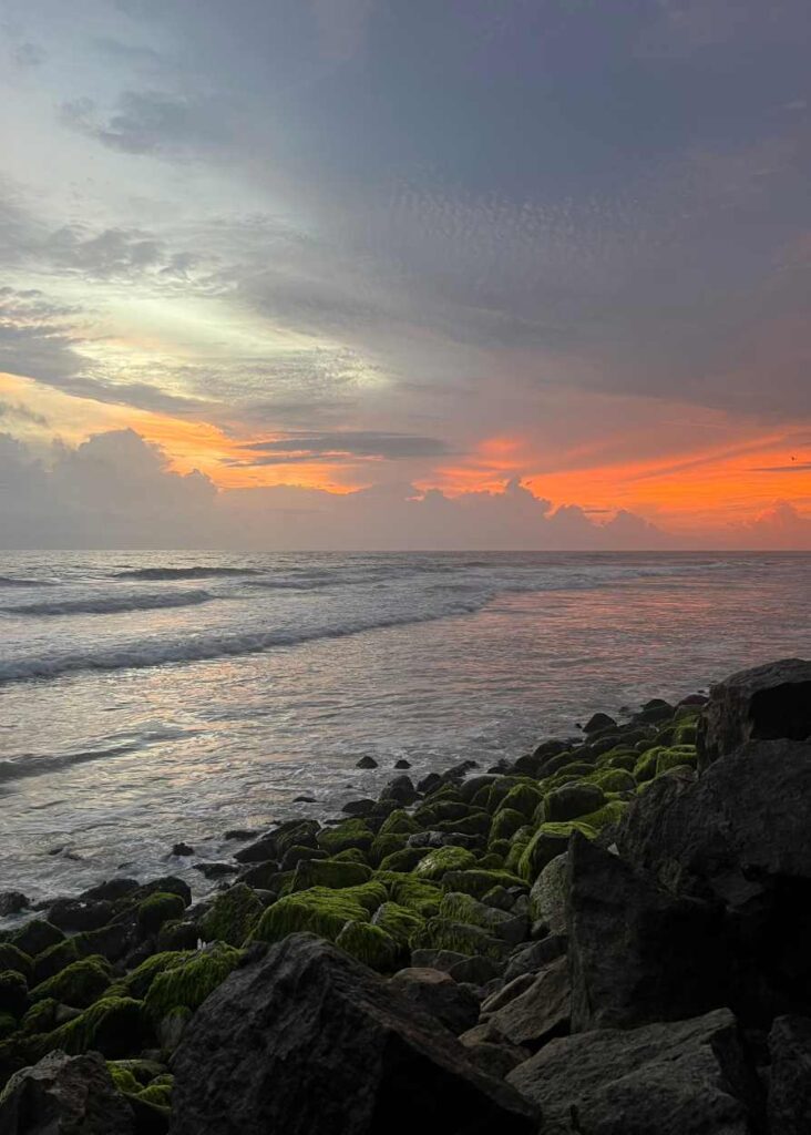 El atardecer en Varkala