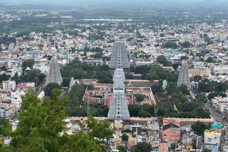 5 Lugares que ver en Tiruvannamalai, una de las ciudades más sagradas de India