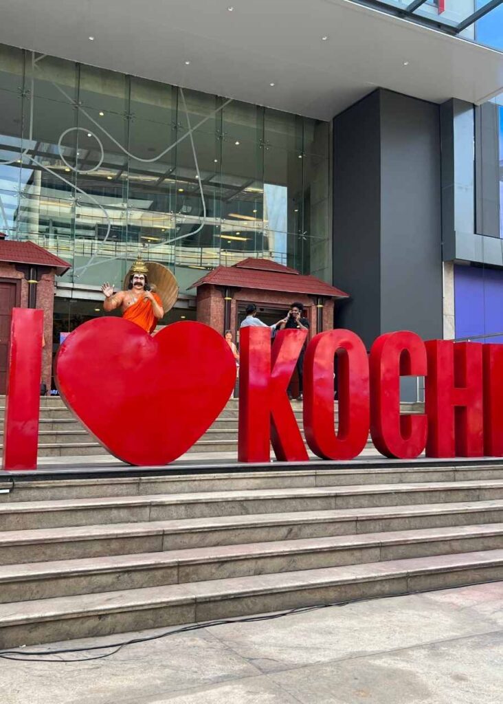 cartel de I love Kochi