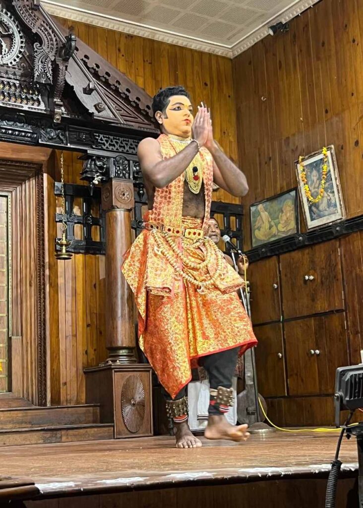 espectáculo de Kathakali en Kochi