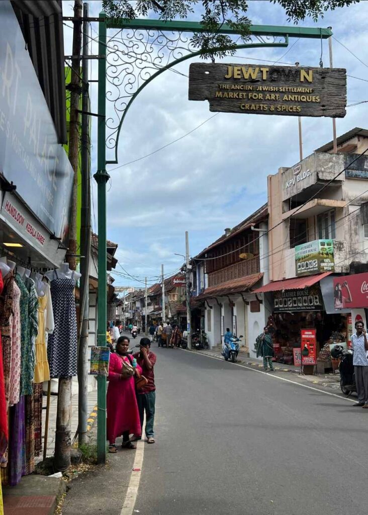 Jew Town en fort kochi