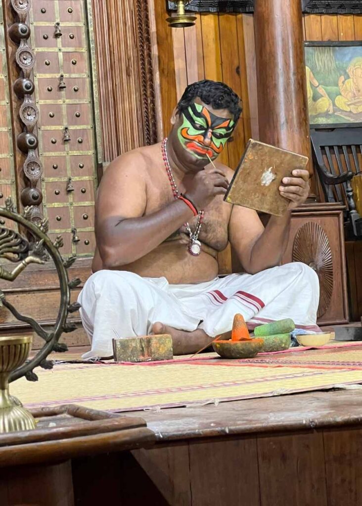 espectáculo de Kathakali en Kochi