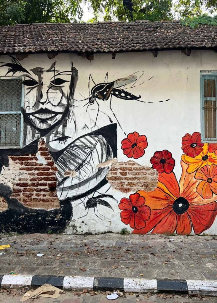 murales en fort kochi
