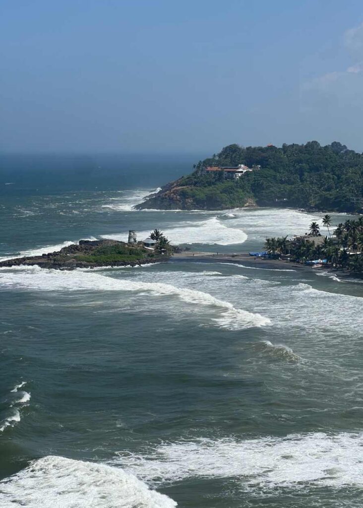 El mar arábigo en Kovalam