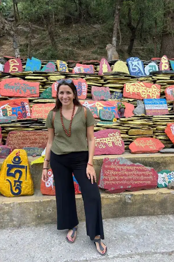 Piedras con mantras en Dharamsala