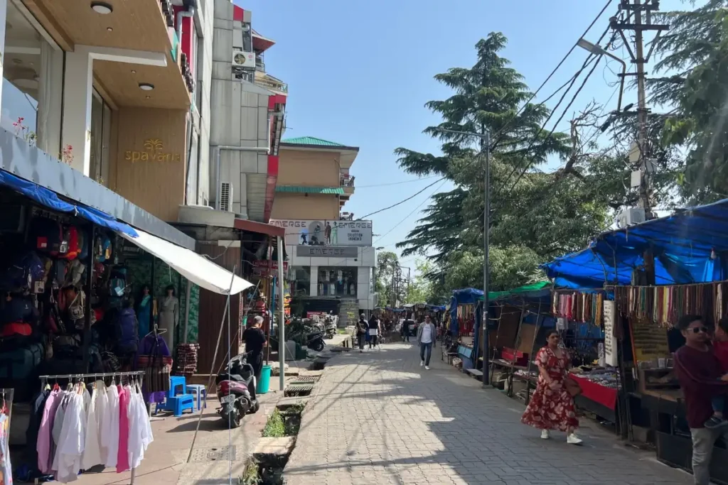 El centro de McLeod Ganj